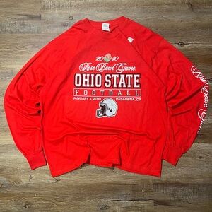 Vintage Ohio State Rose Bowl 2010‎ Football Long Sleeve Shirt